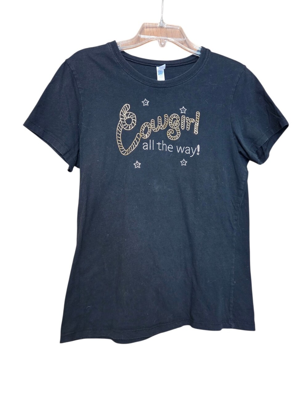 Bella Black Cowgirl T-shirt